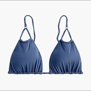 J.Crew Playa Venice Ruched strappy bikini top